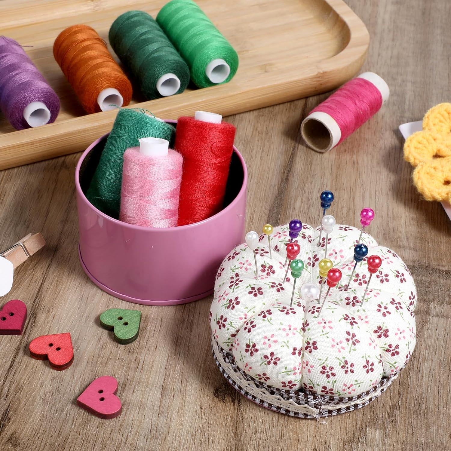 Almohadilla para Agujas en Forma de Calabaza Styquenzer Rosa