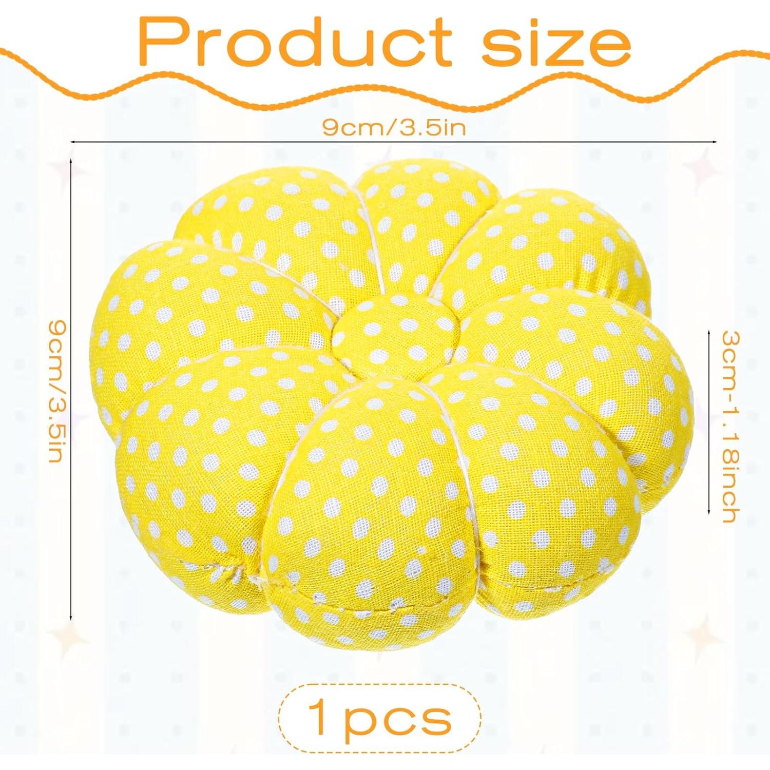 Almohadilla de Muñeca para Alfileres Alrhso Amarilla 9x9cm