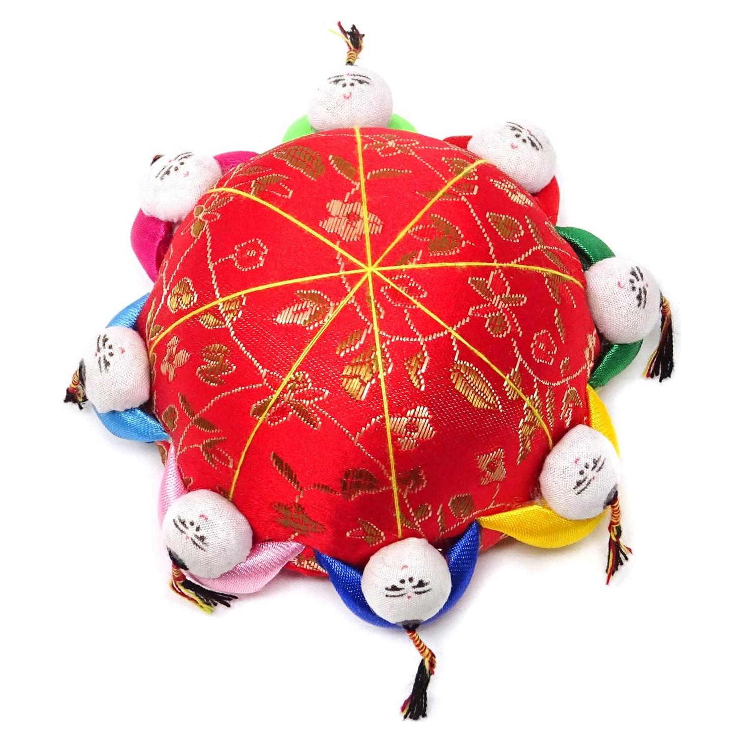 Almohadilla de Agujas Honbay Roja Tradicional China 9.5cm