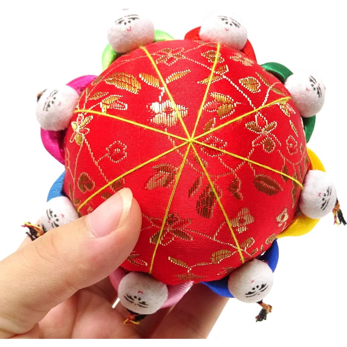 Almohadilla de Agujas Honbay Roja Tradicional China 9.5cm