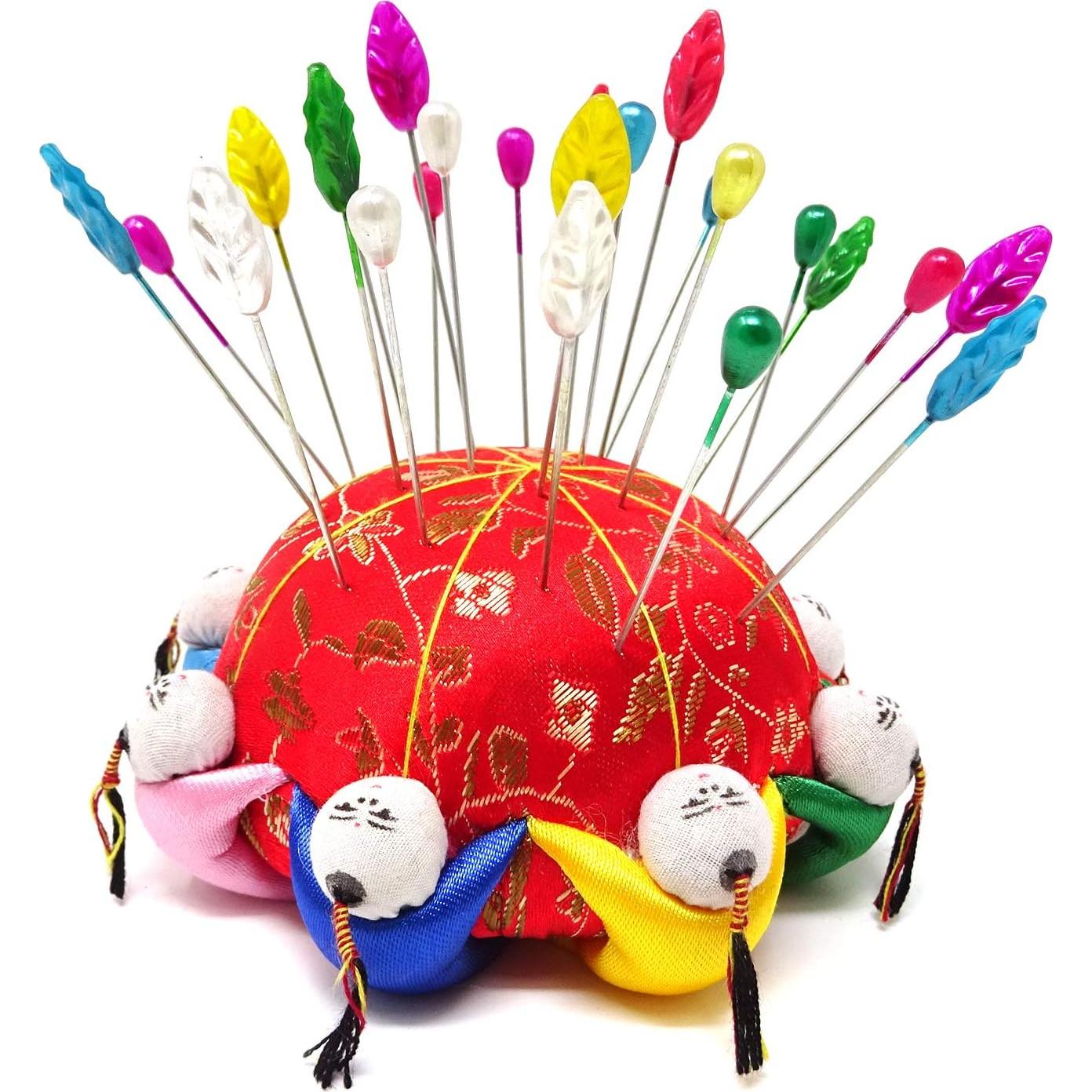 Almohadilla de Agujas Honbay Roja Tradicional China 9.5cm