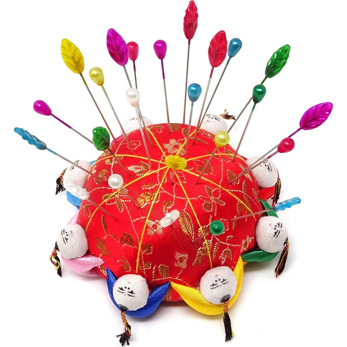 Almohadilla de Agujas Honbay Roja Tradicional China 9.5cm