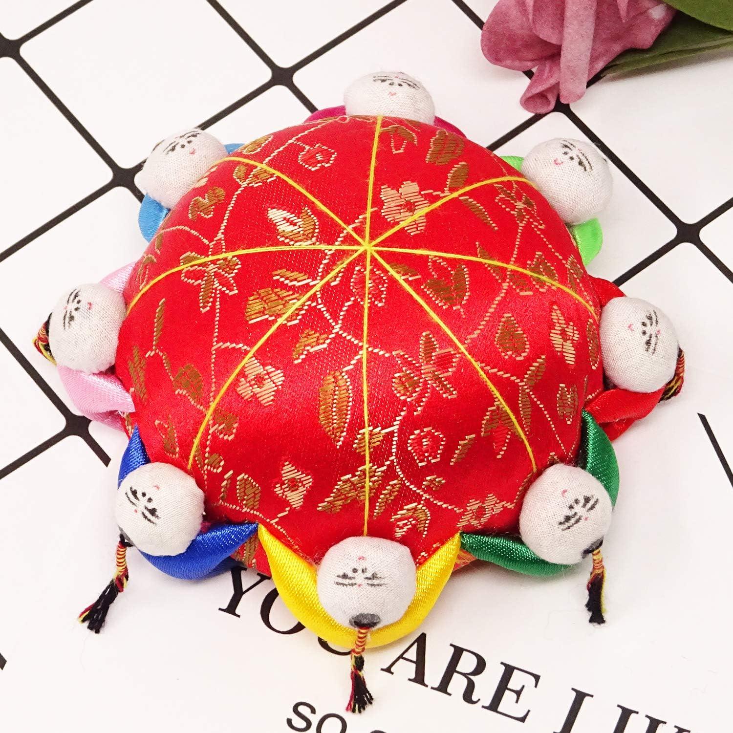 Almohadilla de Agujas Honbay Roja Tradicional China 9.5cm