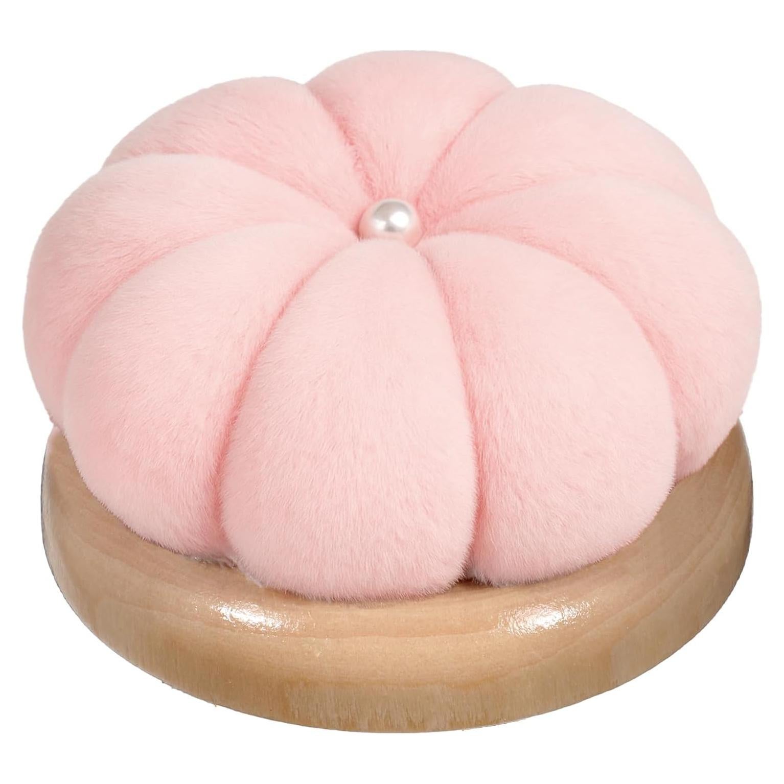 Almohadón de Agujas Mozeat Lens Rosa Claro 7cm para Costura