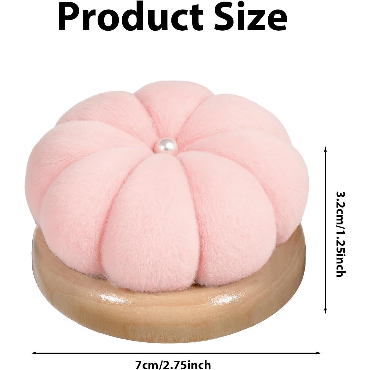 Almohadón de Agujas Mozeat Lens Rosa Claro 7cm para Costura