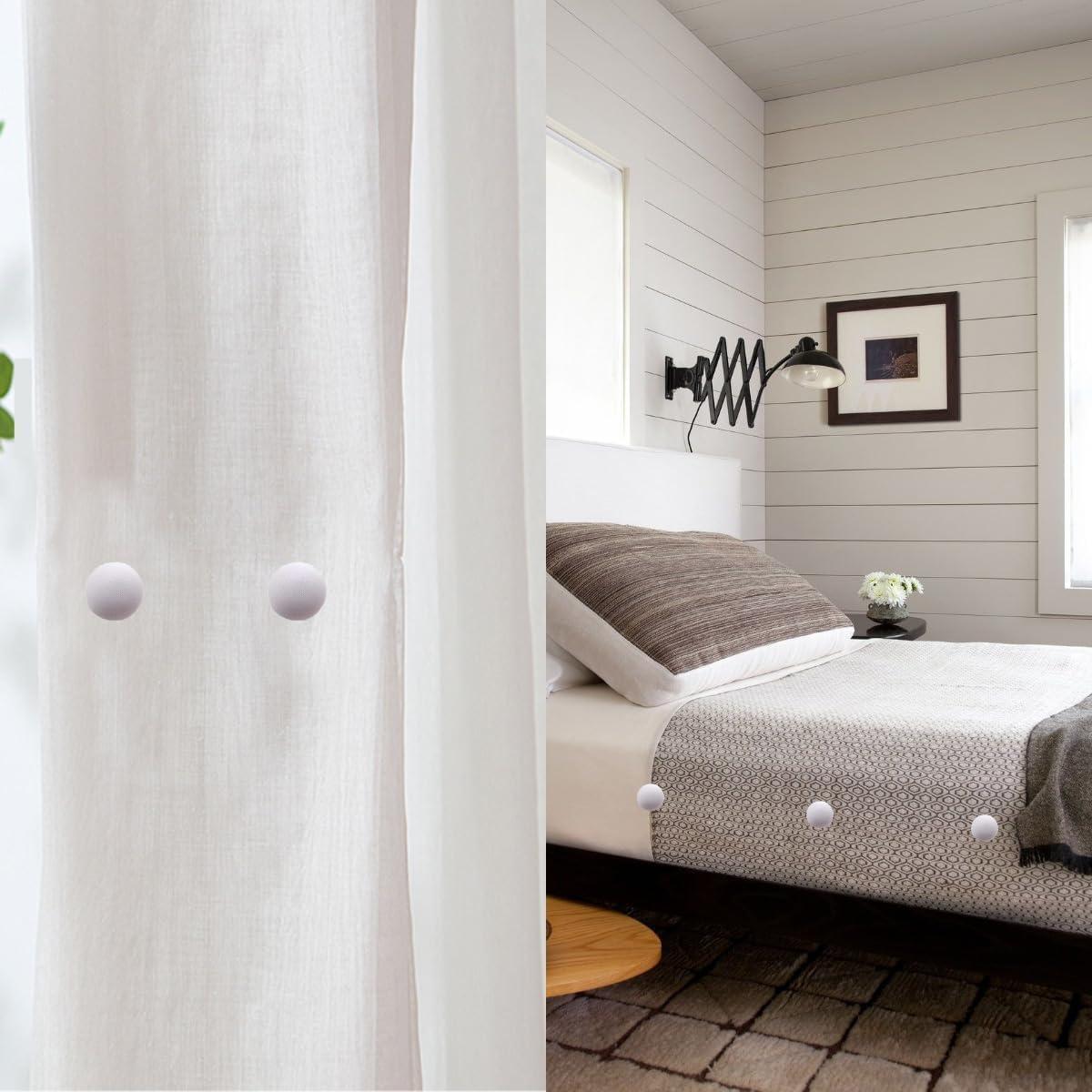 20 Clips de Edredón Naturahand con Caja de Almacenamiento Gris