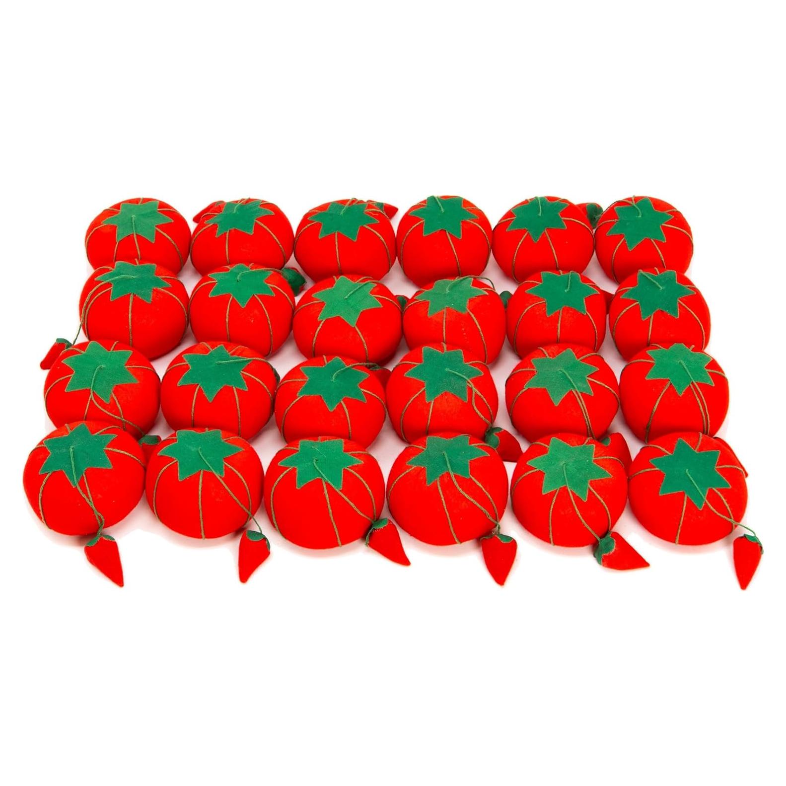 Almohadilla de Alfileres Dritz Tomate con Emery 1.9 cm Pack 24