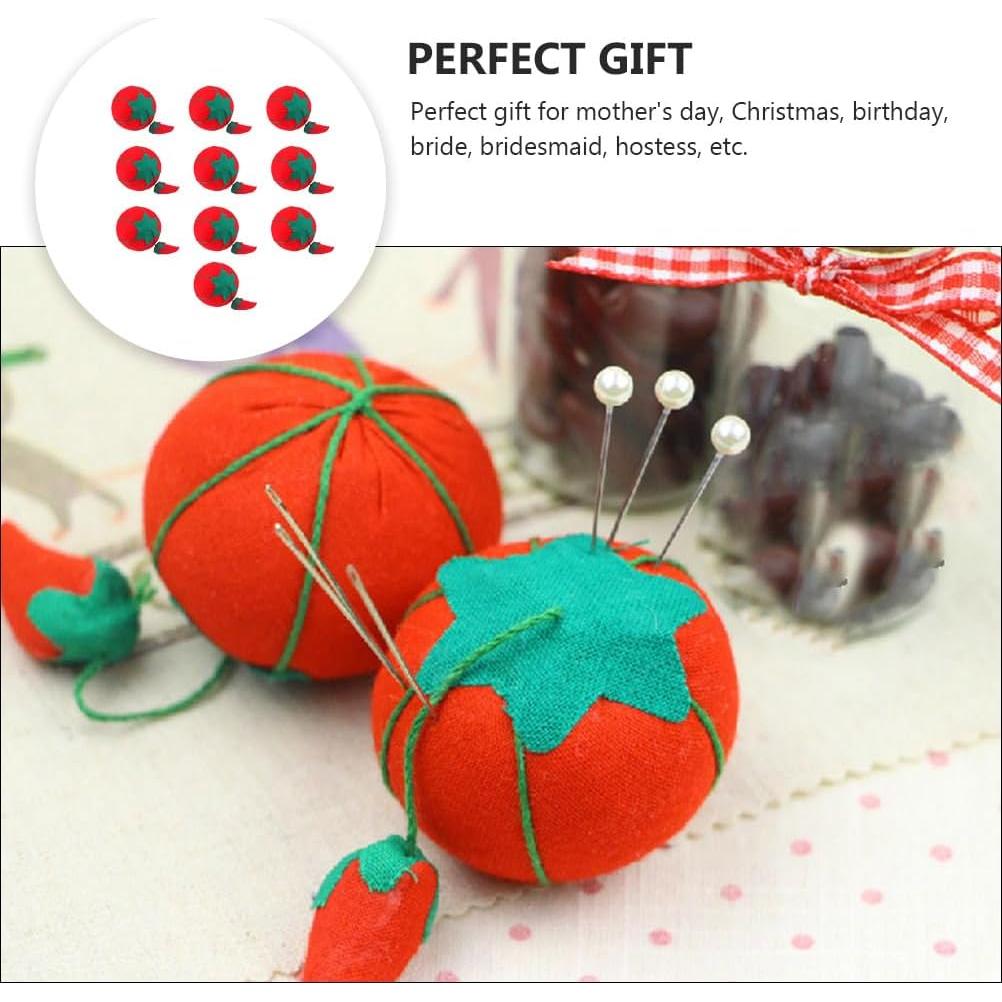 Almohadilla de Tomate para Agujas ARTIBETTER 10 Pcs 5cm