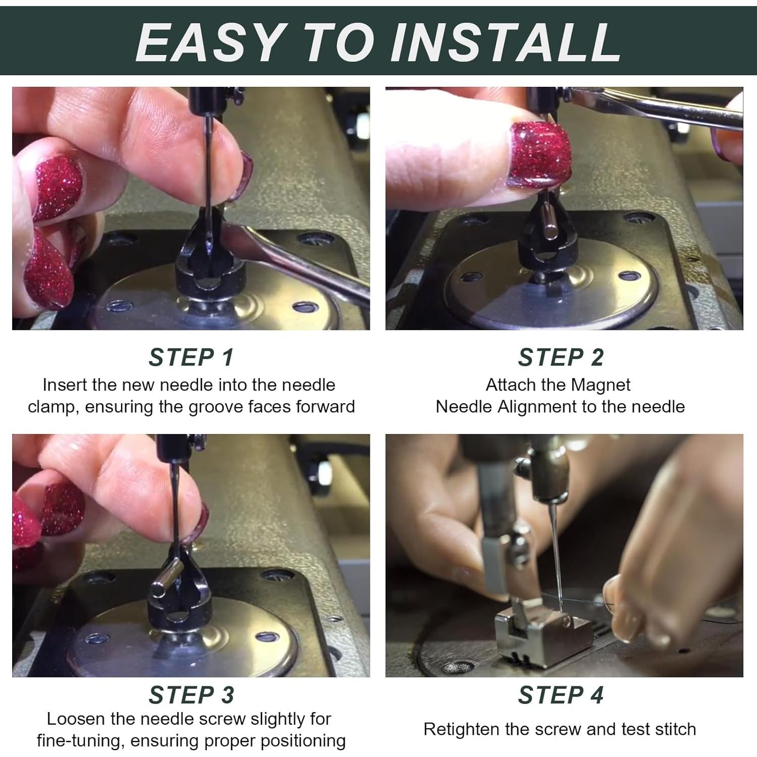 Imanes de Alineación de Agujas Antrys - Paquete de 2, 1.27 cm