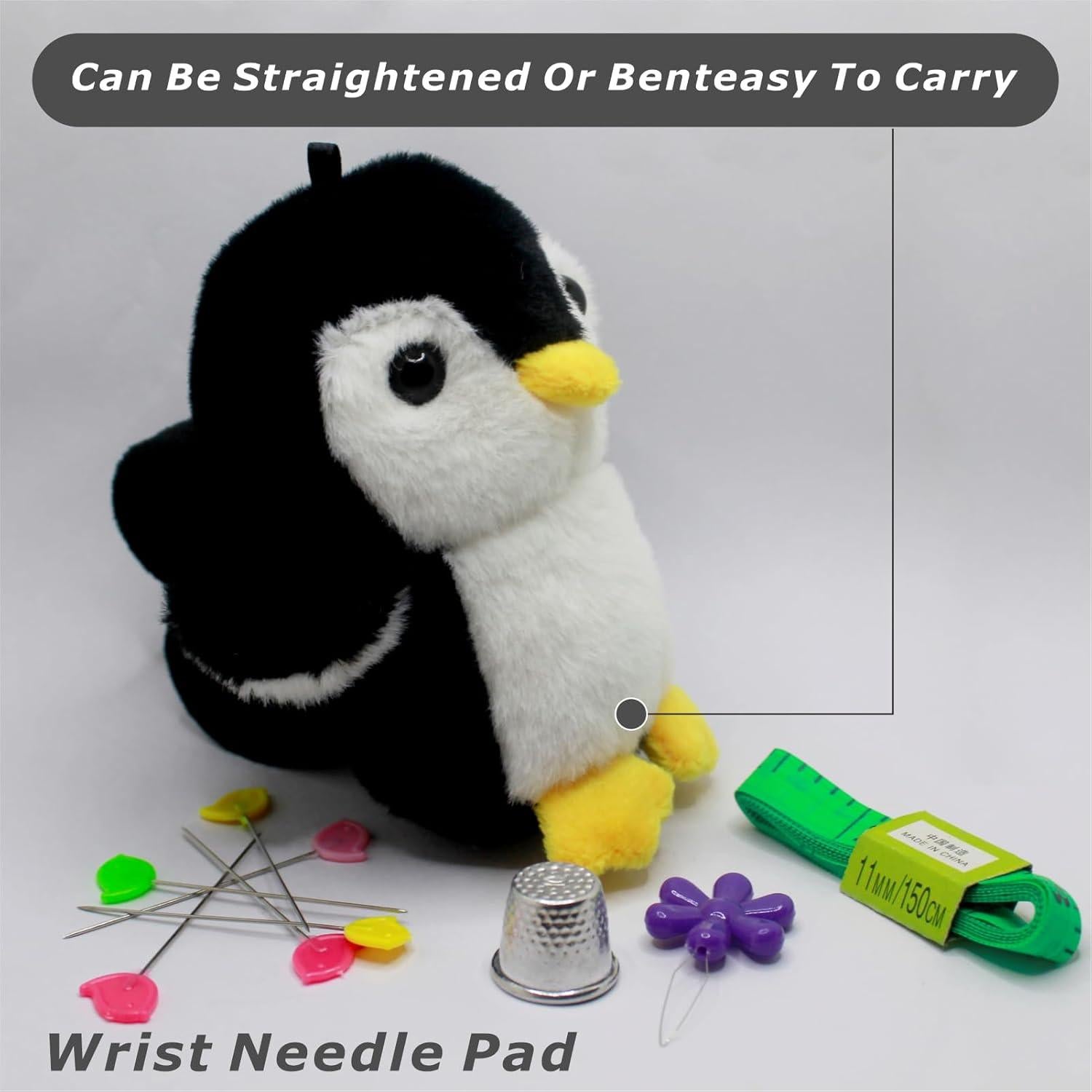 Kit de Costura Almohadilla Pingüino Wefadingla con 50 Agujas