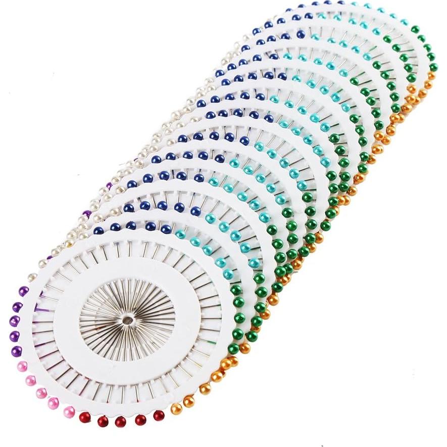 Alfileres de Costura Multicolor DECORA 480 Piezas 4 cm