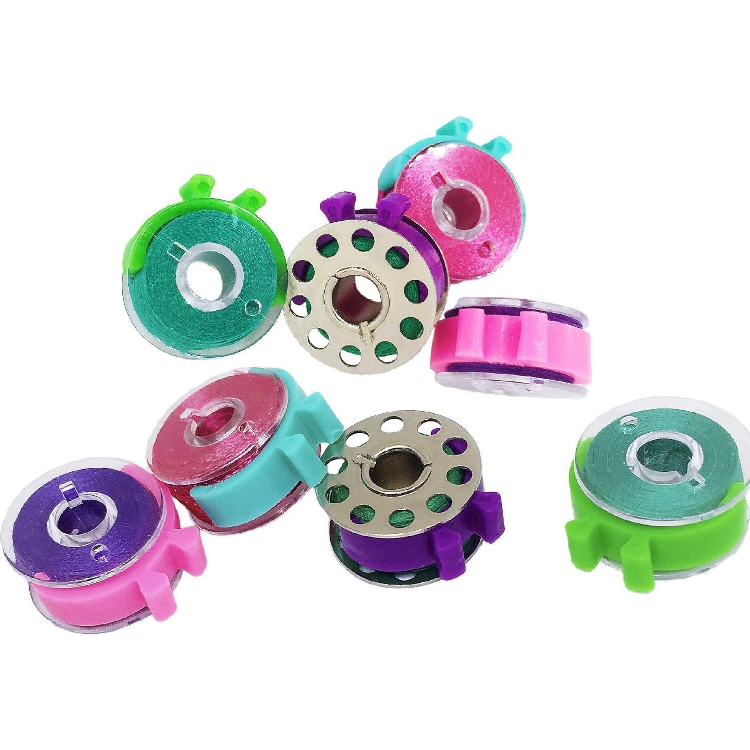 Conjunto de 12 Sujetadores de Bobinas PeavyTailor - Clips Organizador de Hilo