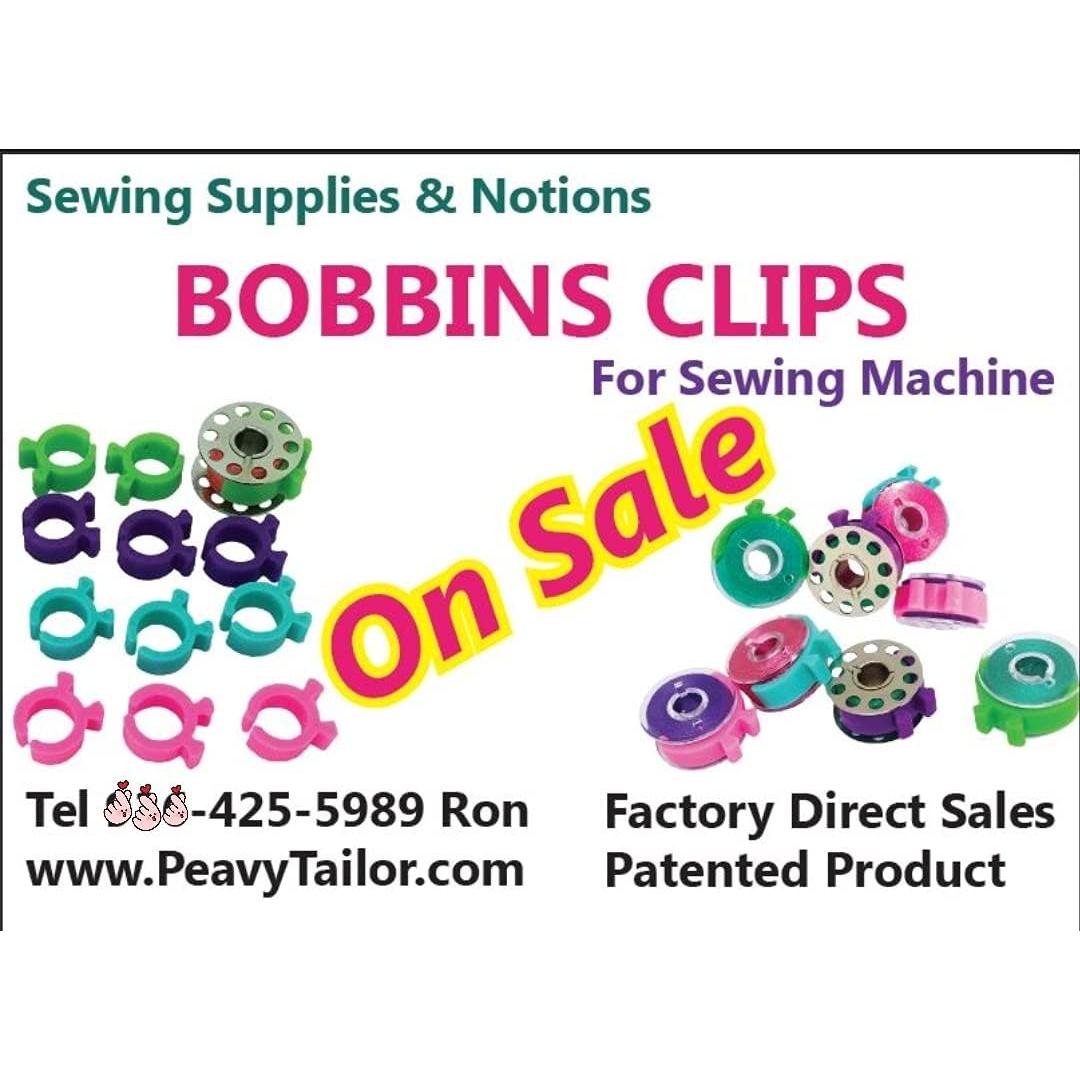 Conjunto de 12 Sujetadores de Bobinas PeavyTailor - Clips Organizador de Hilo