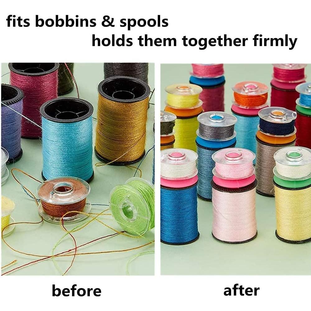 Soporte para Bobinas de Hilo Fbshicung 100 Piezas Silicona