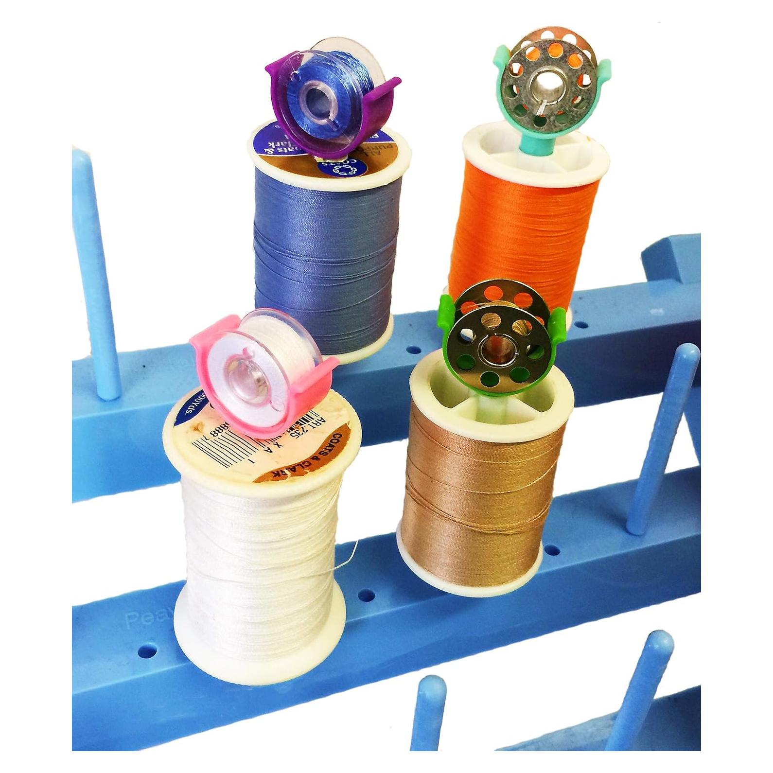 Organizador de Hilo PeavyTailor 20pcs Sujetadores de Bobina