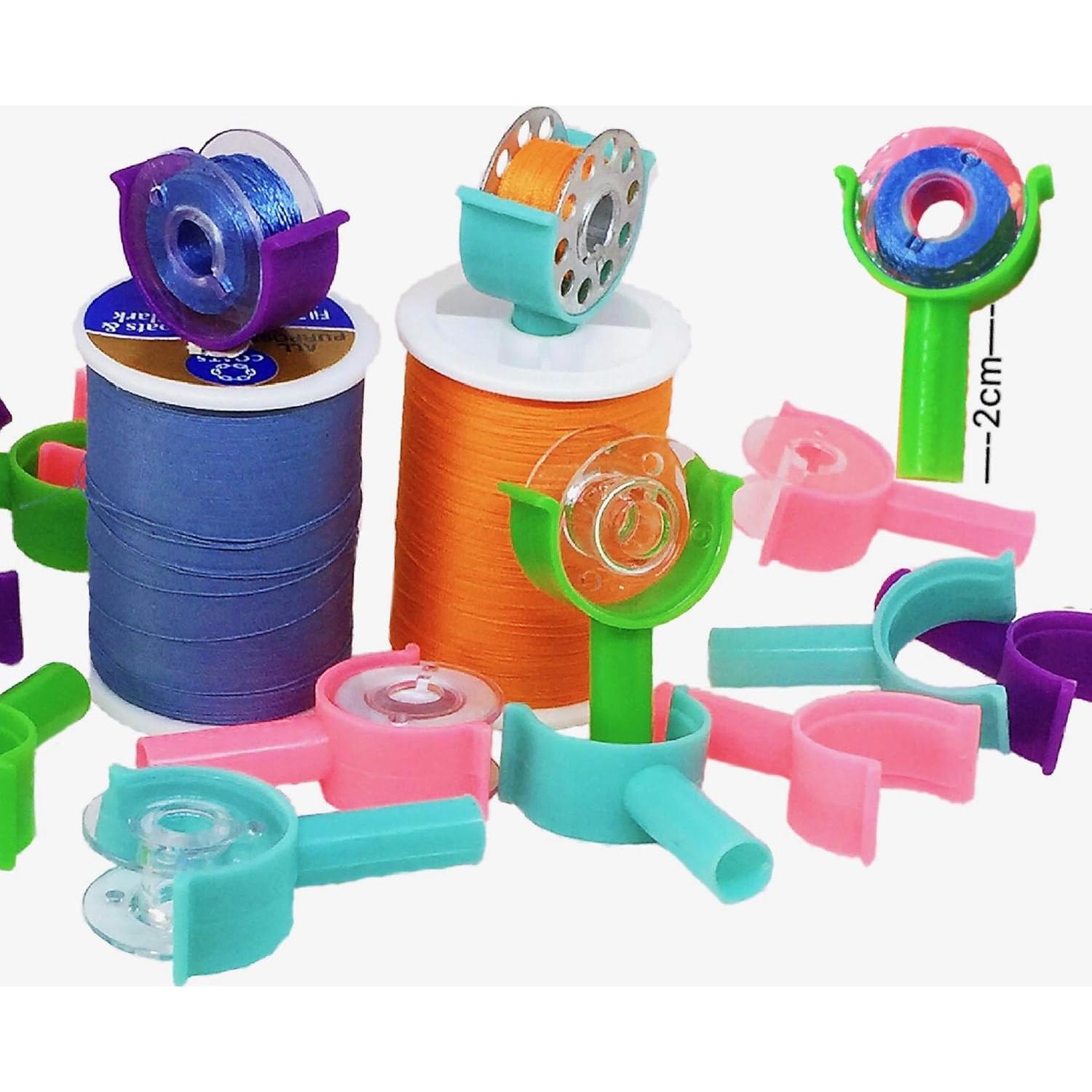 Organizador de Hilo PeavyTailor 20pcs Sujetadores de Bobina