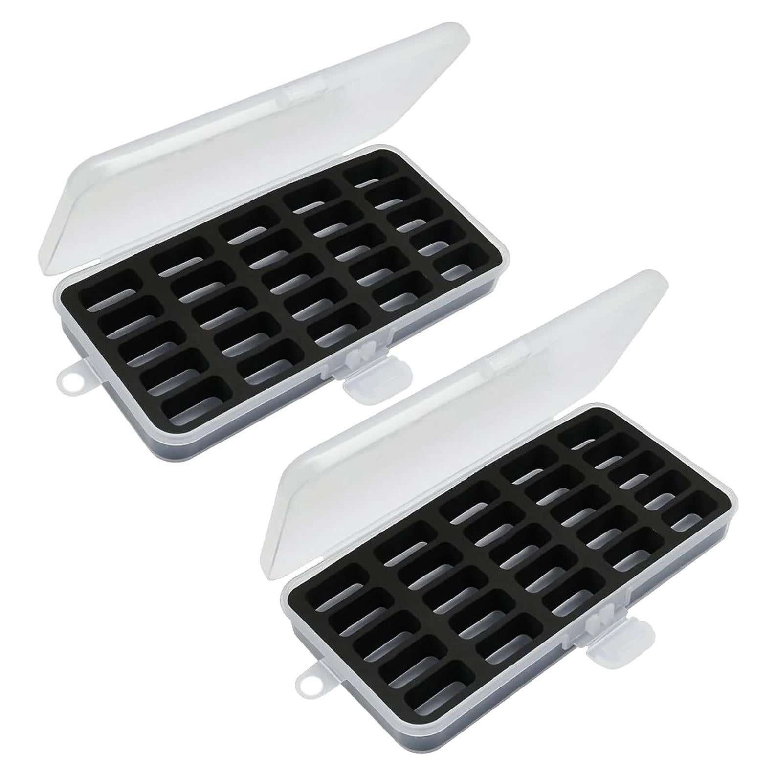 Caja de Almacenamiento de Bobinas YEQIN Jumbo M 2Pcs Transparente