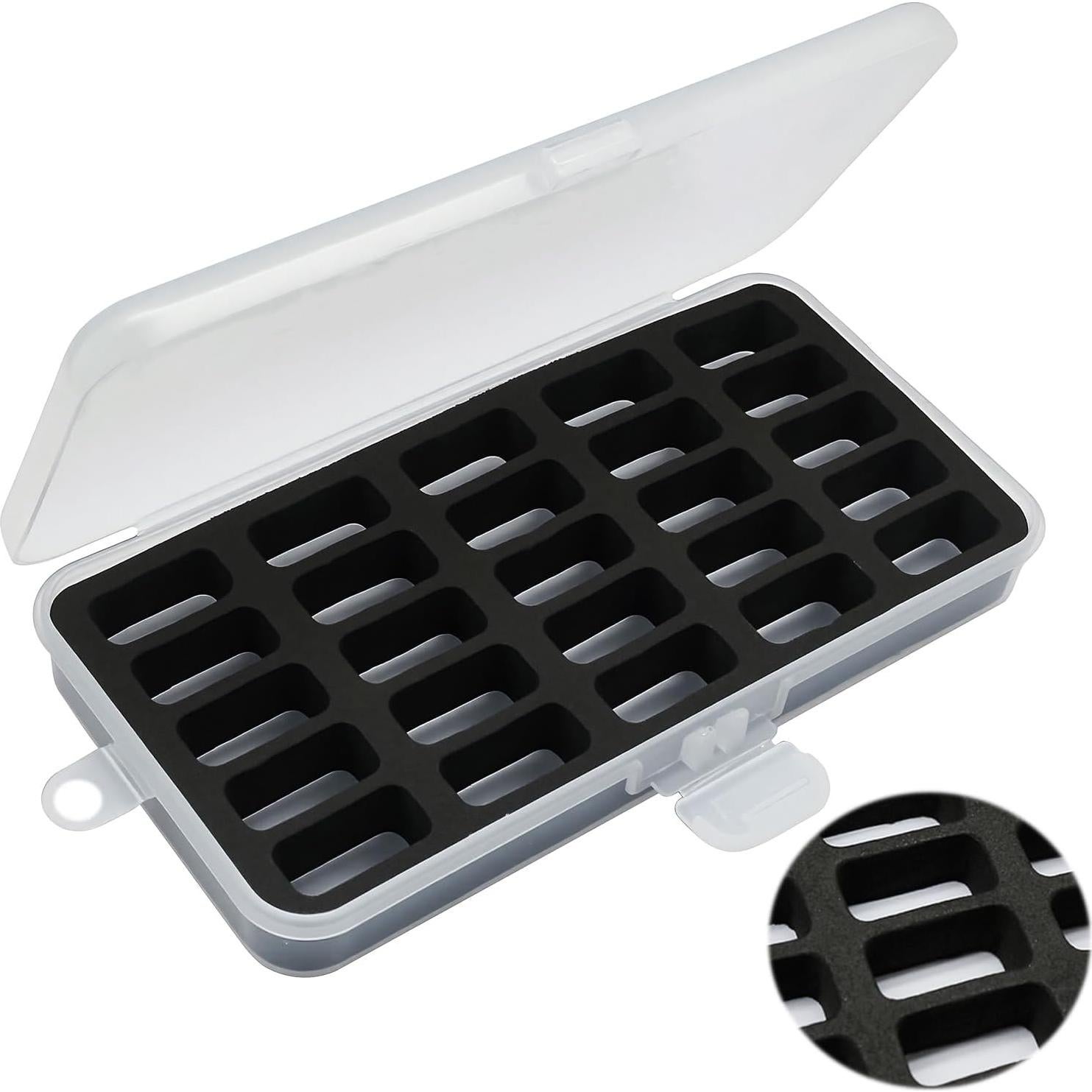 Caja de Almacenamiento de Bobinas YEQIN Jumbo M 2Pcs Transparente