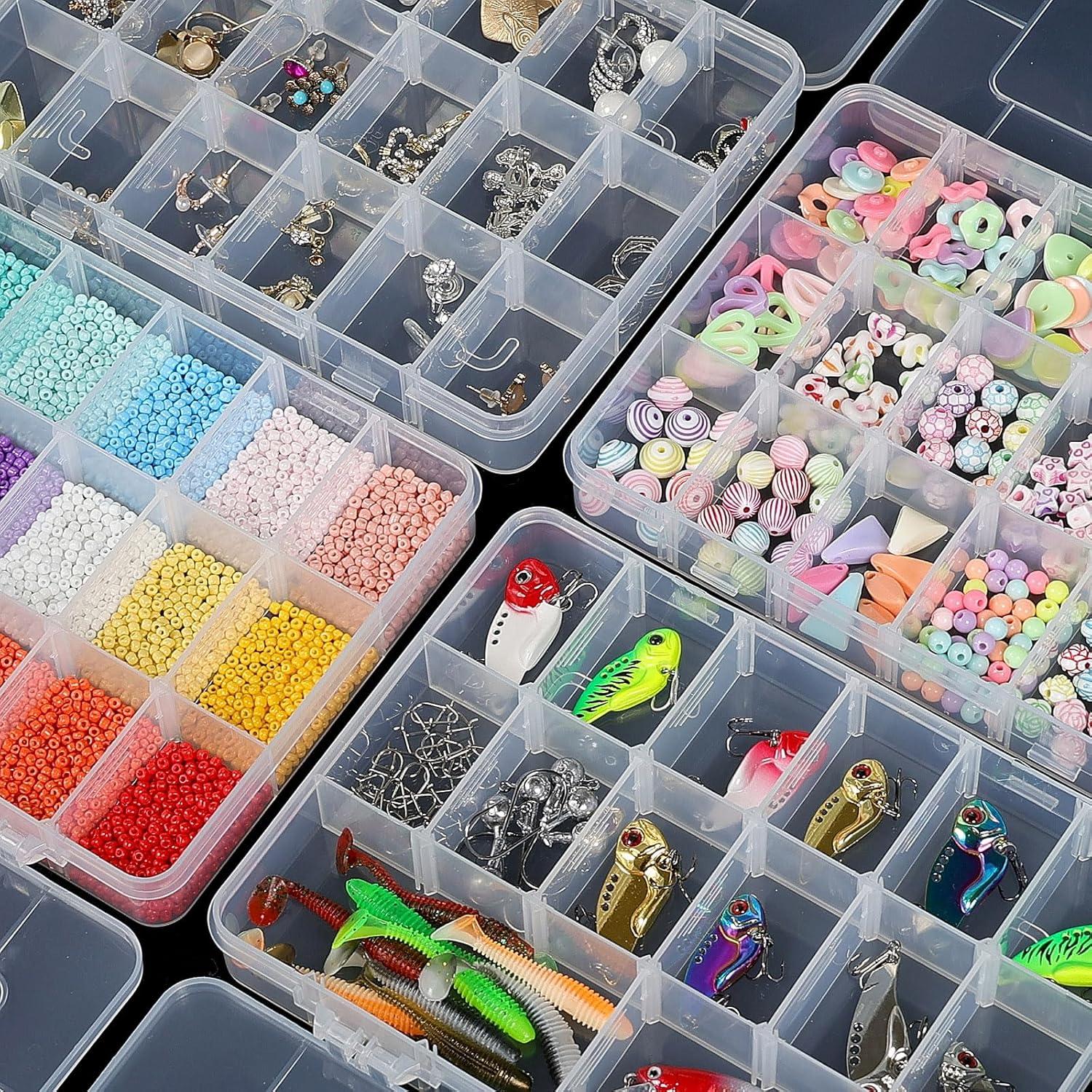 Caja organizadora de plástico CGCG 18 compartimentos ajustables