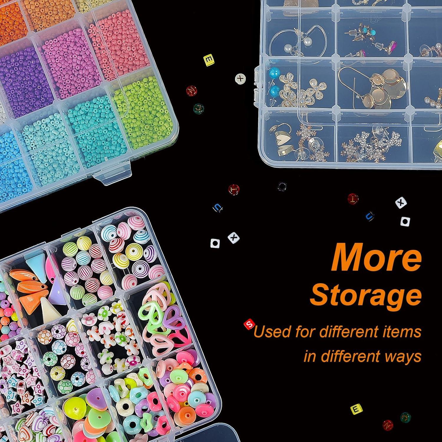 Caja organizadora de plástico CGCG 18 compartimentos ajustables