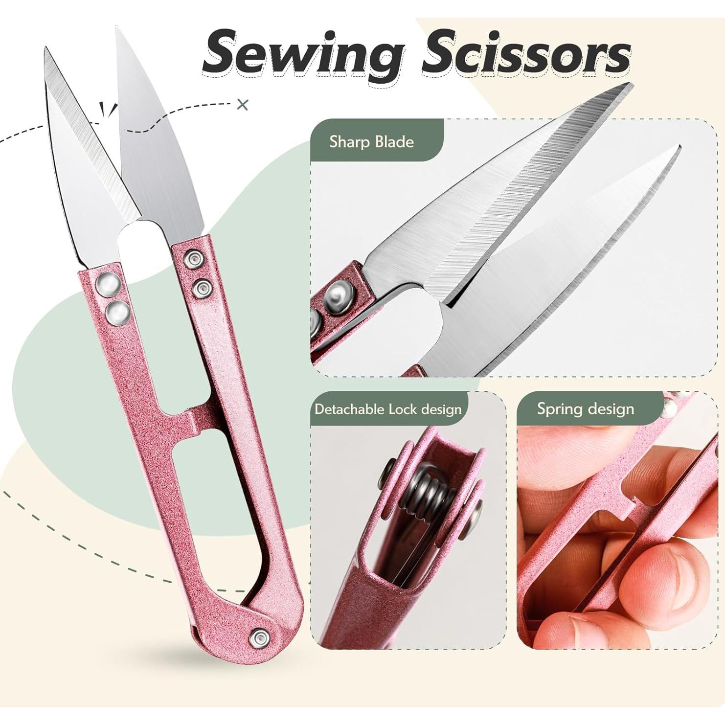 Organizador de Hilo de Bordado IWGVVEEM 10 Pcs con Tijeras