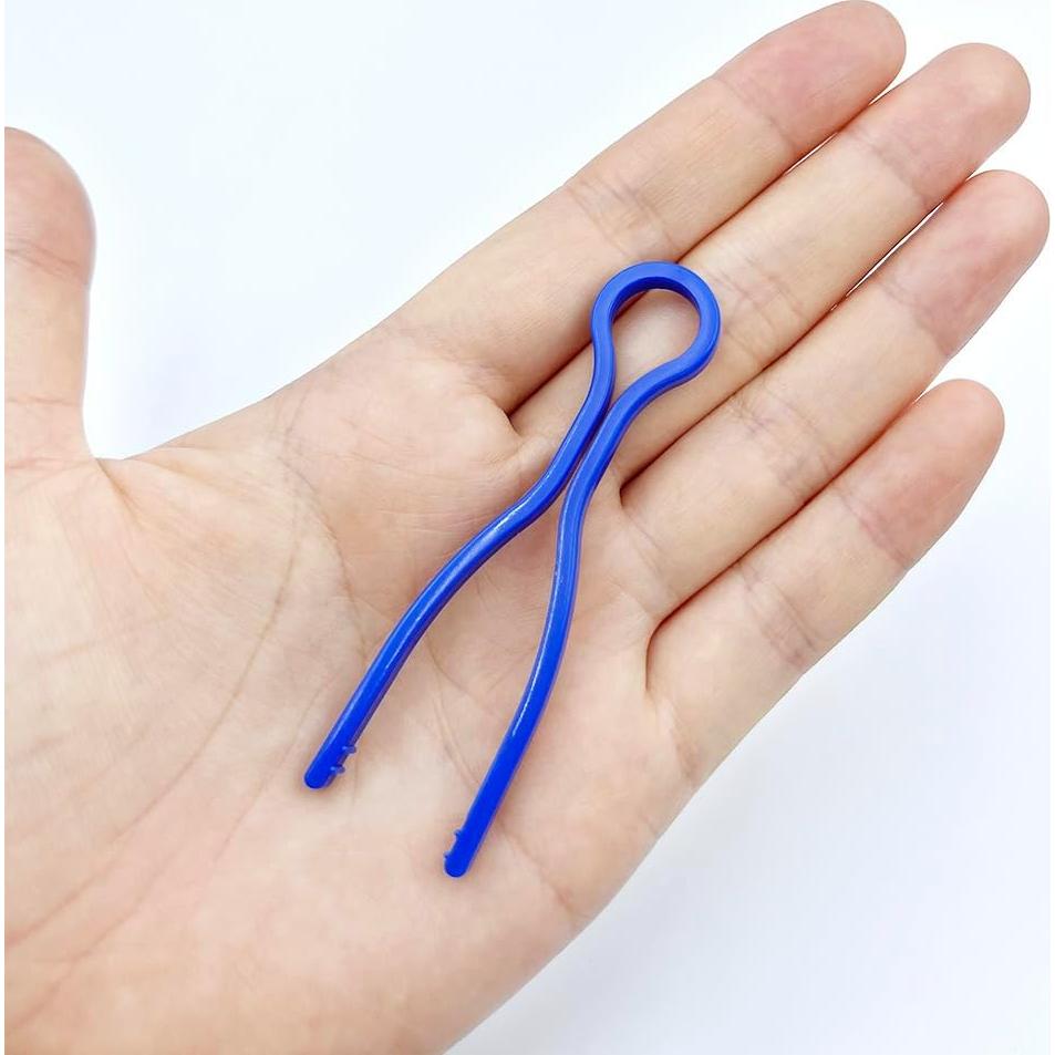 100 Sujetadores de Bobinas de Hilo Metulip 5 Colores Organizador