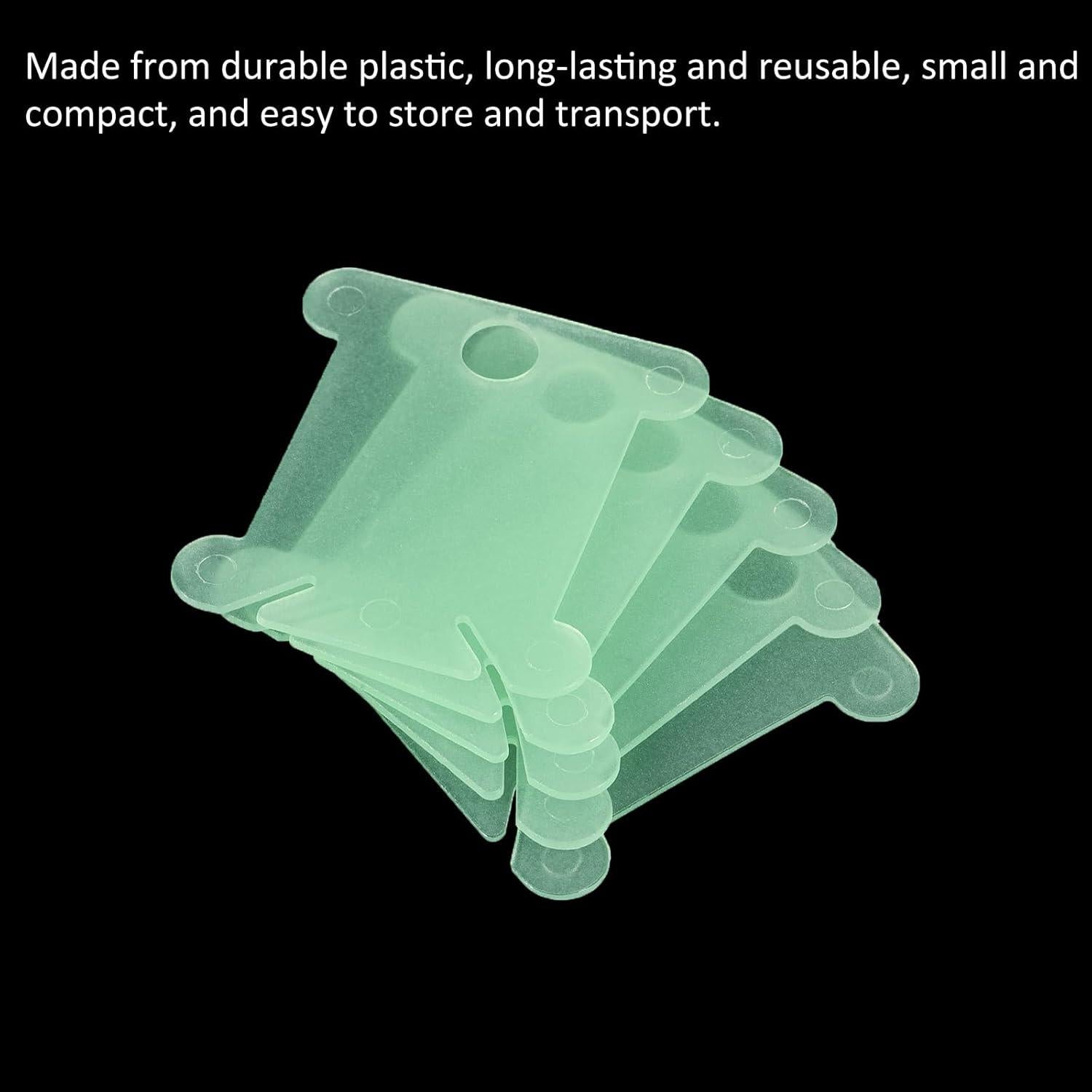 Bobinas de Hilo de Plástico M METERXITY 100 Pcs Verde