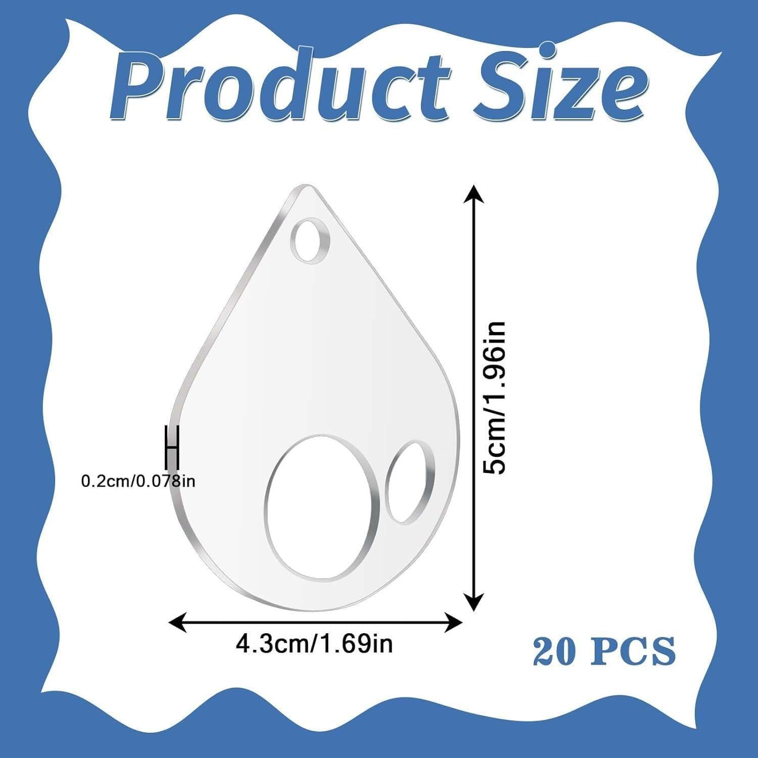 Organizador de Hilo de Bordado Acrílico Lveofielygi 50 Pcs