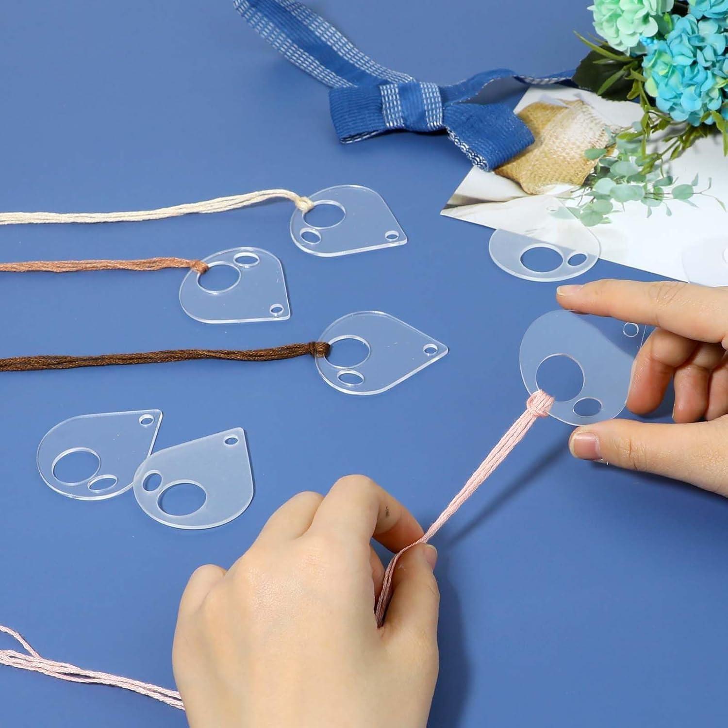 Organizador de Hilo de Bordado Acrílico Lveofielygi 50 Pcs