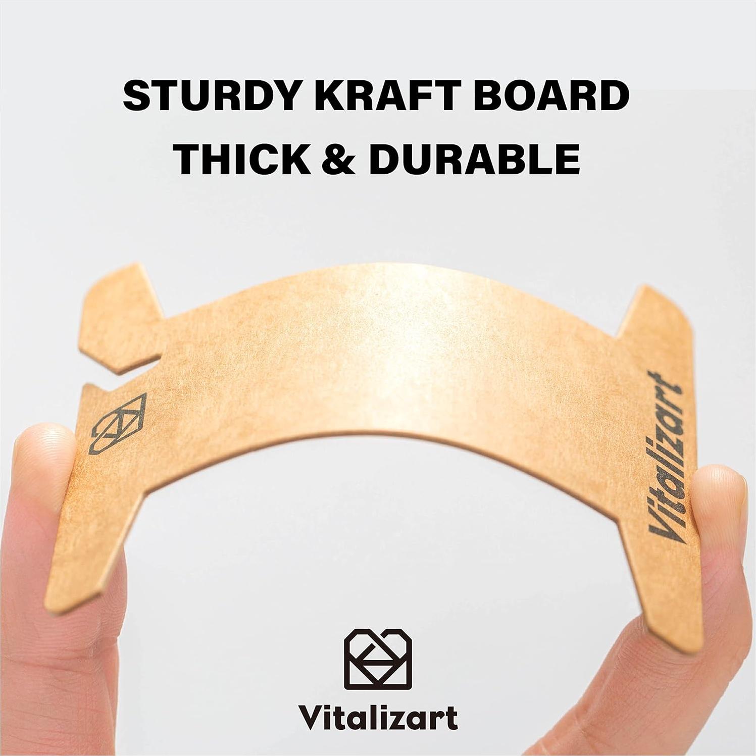 Organizador de Cinta Vitalizart 50 Piezas Cartón 8.5x10cm