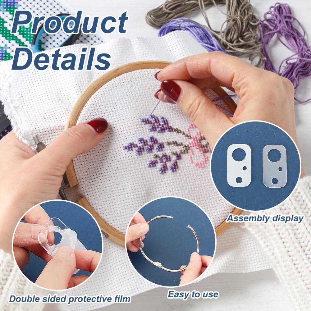 Bobinas Acrílicas Transparentes OLYCRAFT 50 Pcs para Manualidades