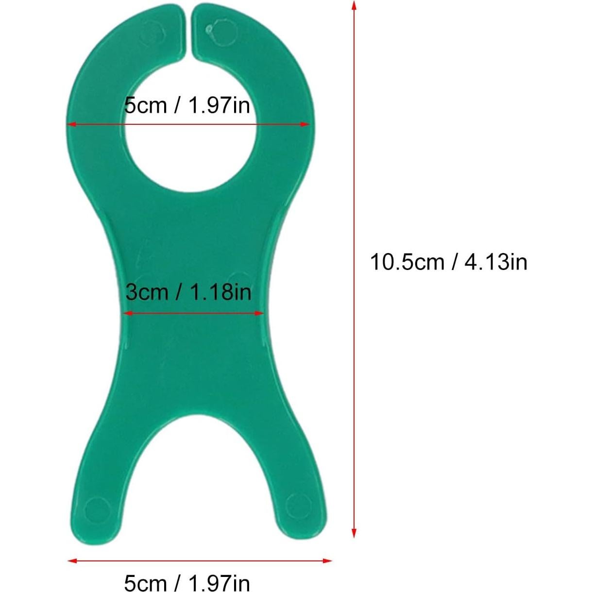 50 Bobinas de Hilo de Plástico TOPINCN, 5 Colores para Tejer y Coser