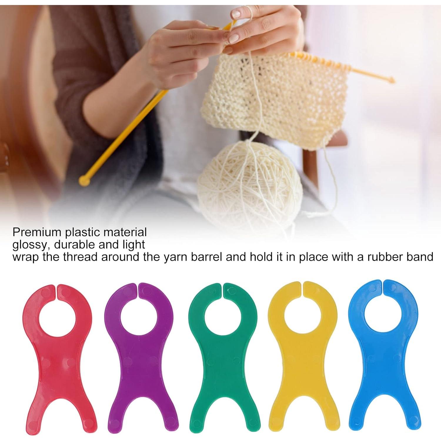 50 Bobinas de Hilo de Plástico TOPINCN, 5 Colores para Tejer y Coser