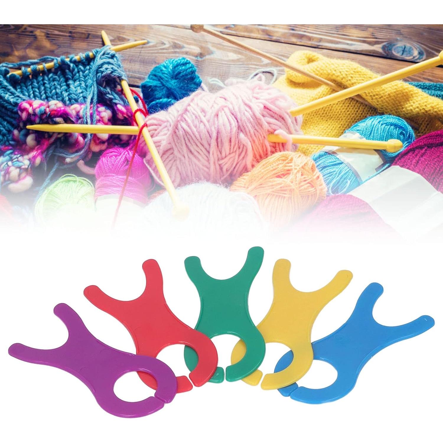 50 Bobinas de Hilo de Plástico TOPINCN, 5 Colores para Tejer y Coser