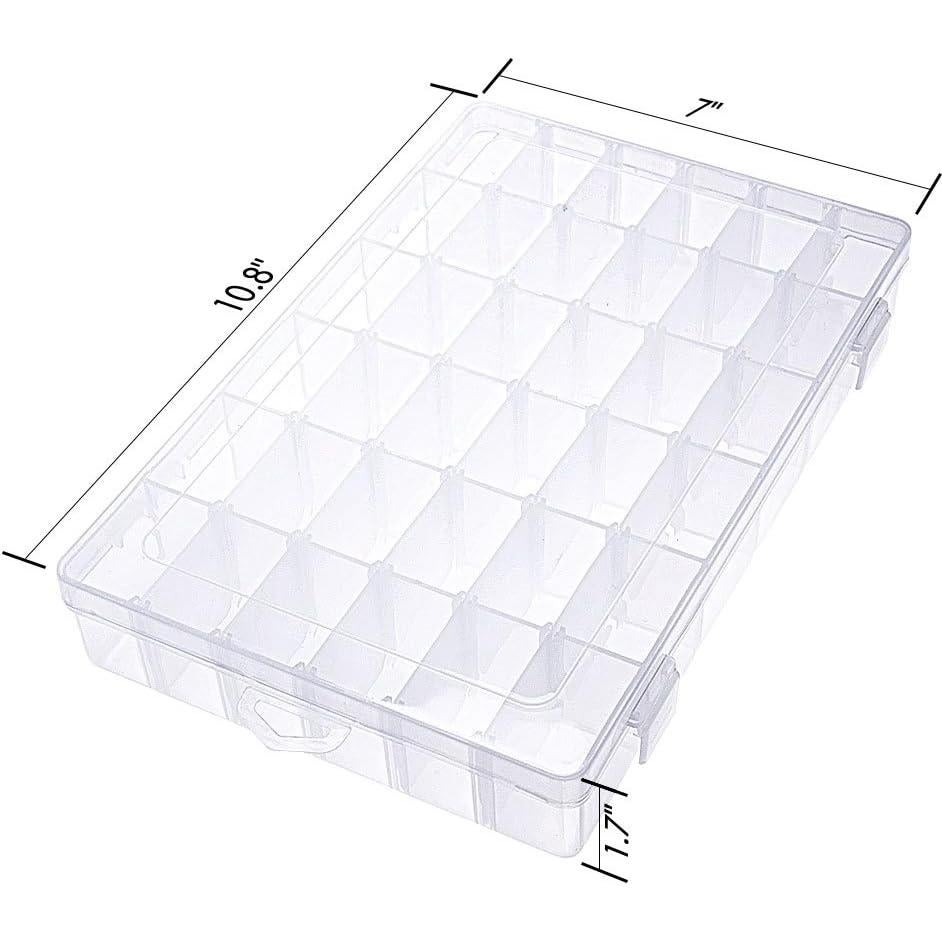Caja de Joyería Gospire 36 Rejillas Transparente Organizador
