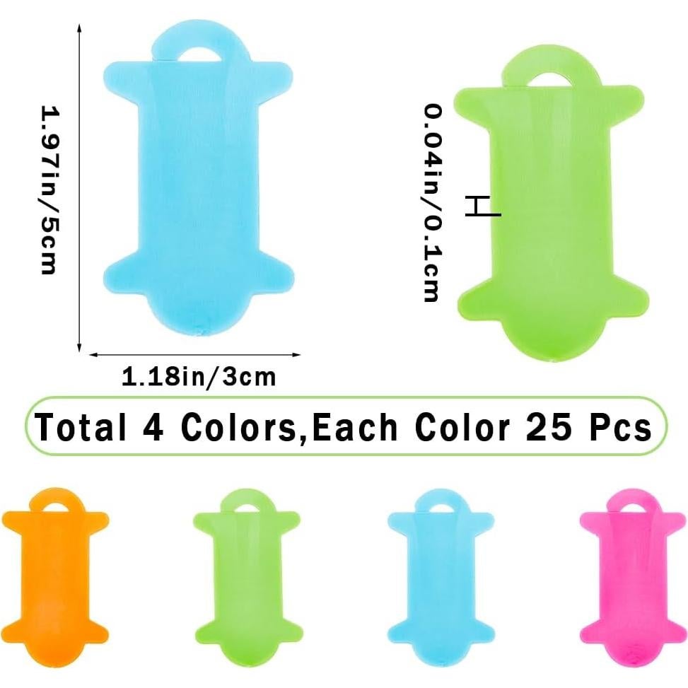 Bobinas de Hilo Colorido GORGECRAFT 100PCS para Tejer y Coser