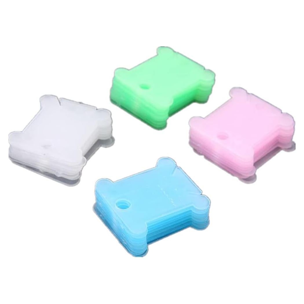 200 Bobinas de Hilo de Plástico Corkwaw para Bordado y Costura