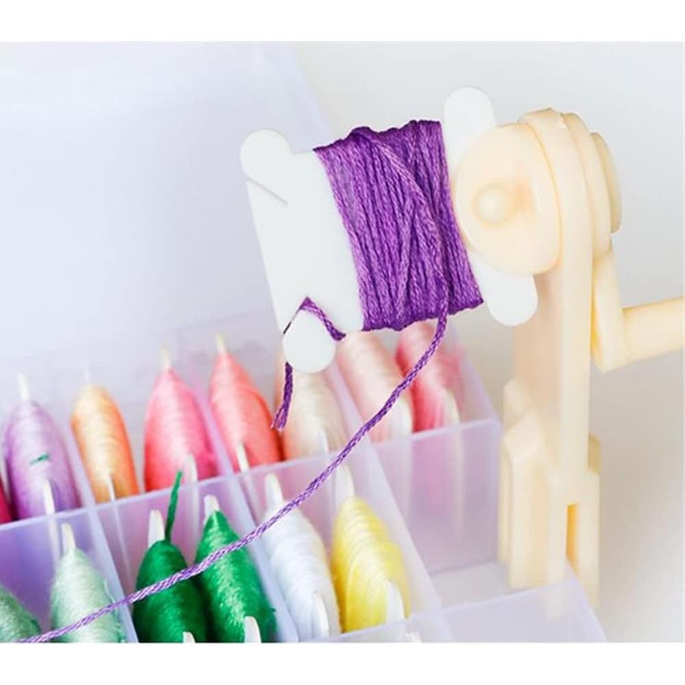 200 Bobinas de Hilo de Plástico Corkwaw para Bordado y Costura