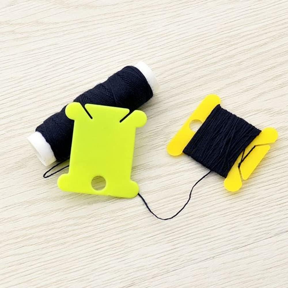 200 Bobinas de Hilo de Plástico Corkwaw para Bordado y Costura