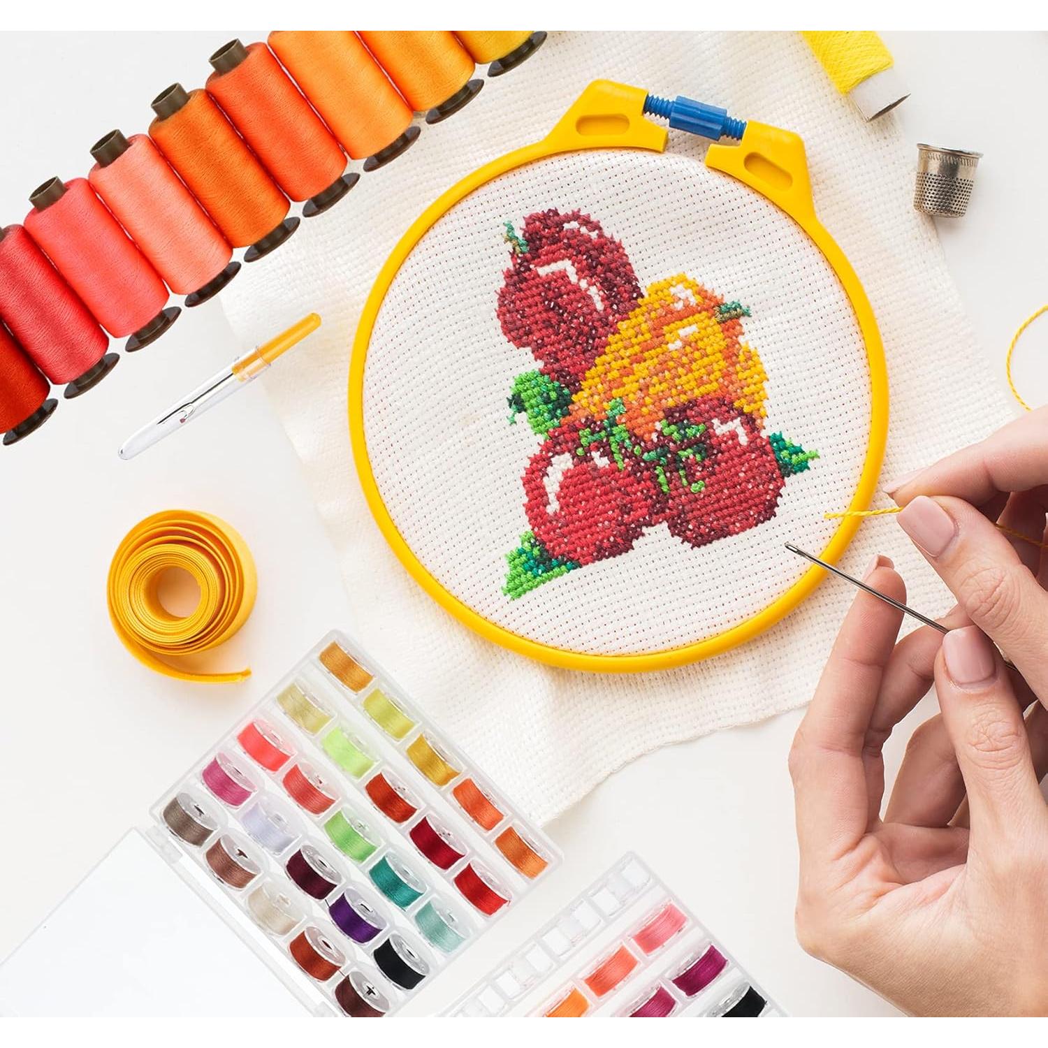 Kit de Hilo de Costura ilauke 95 Piezas 45 Colores 365.76m