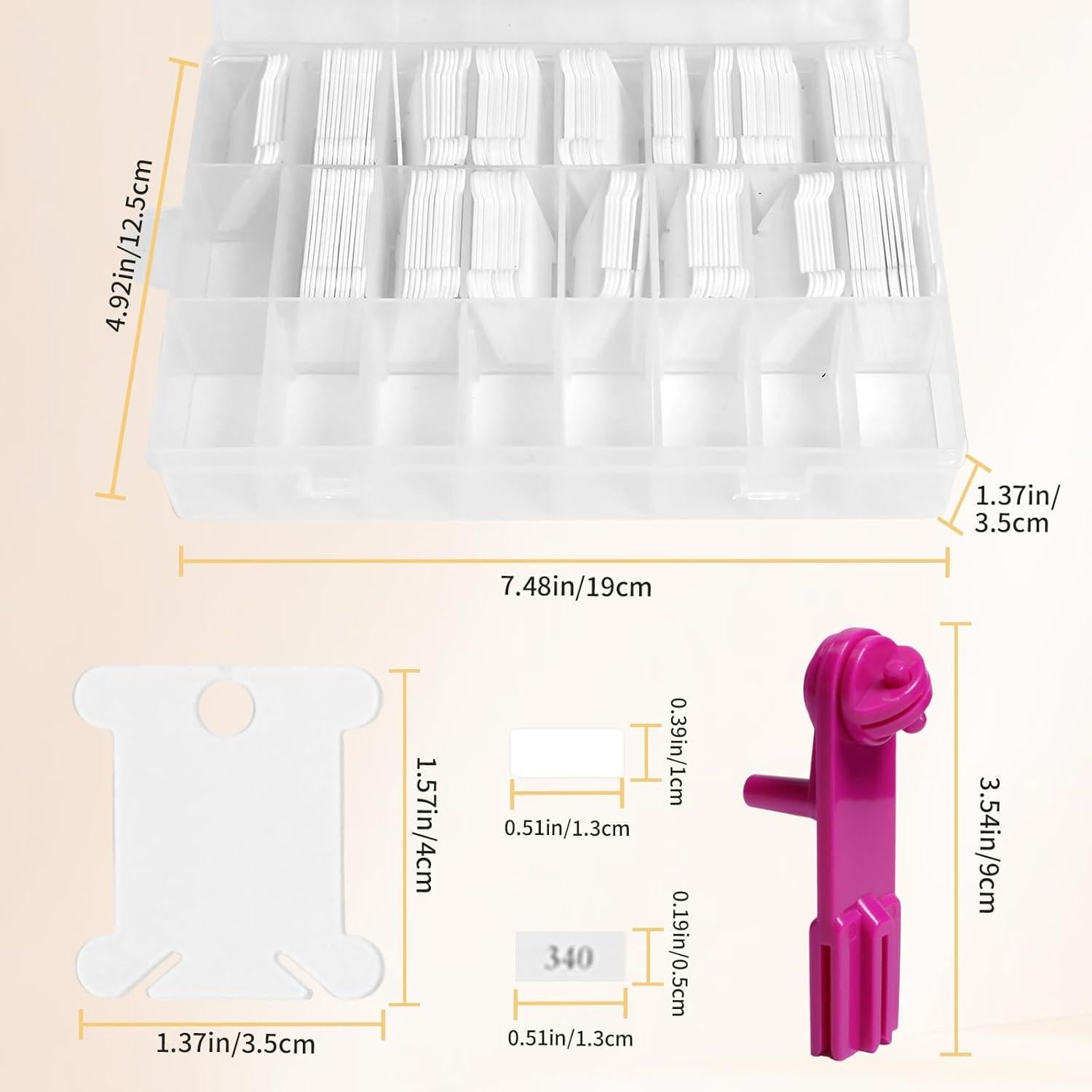 Organizador de Hilo de Bordado Gallipower con 150 Bobinas