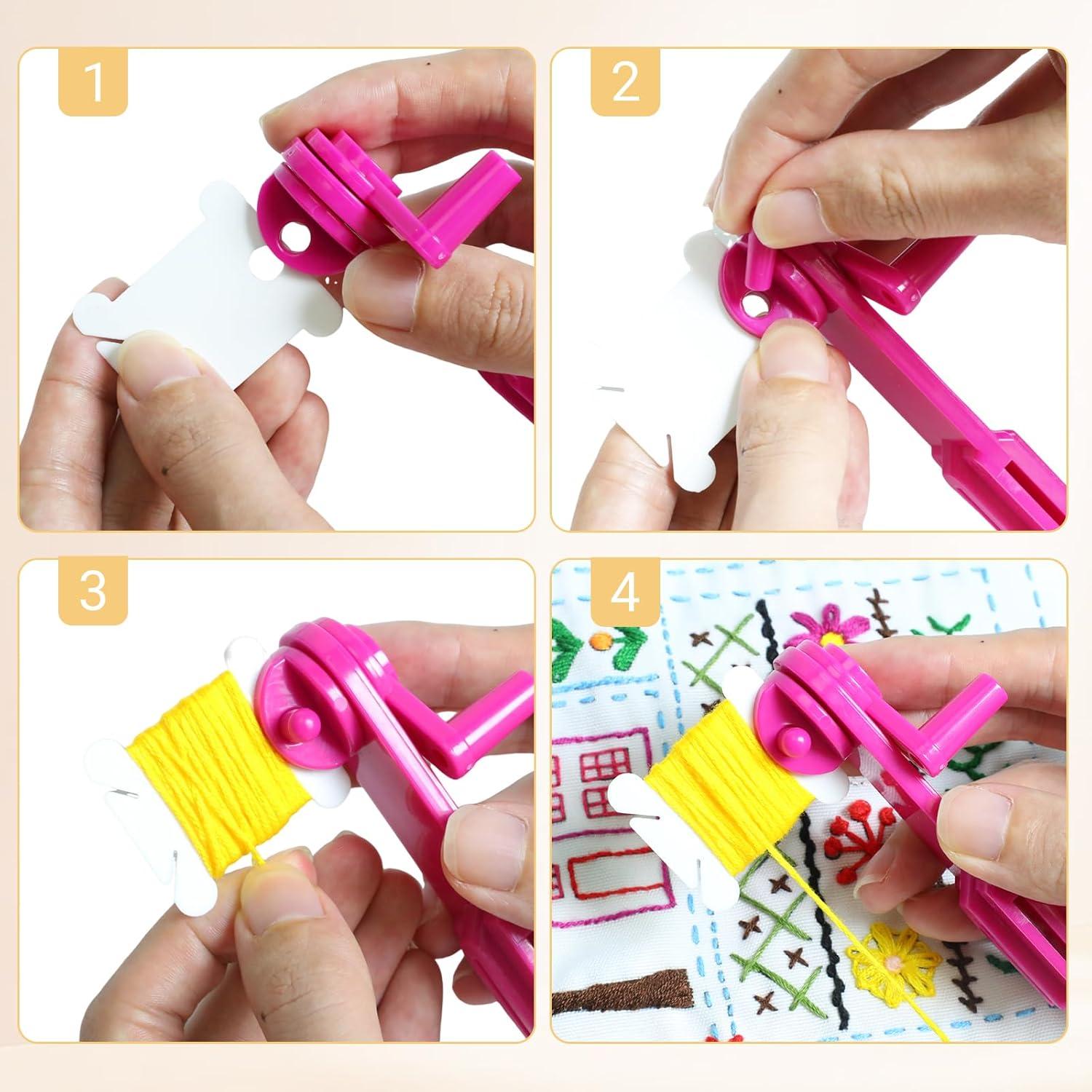 Organizador de Hilo de Bordado Gallipower con 150 Bobinas