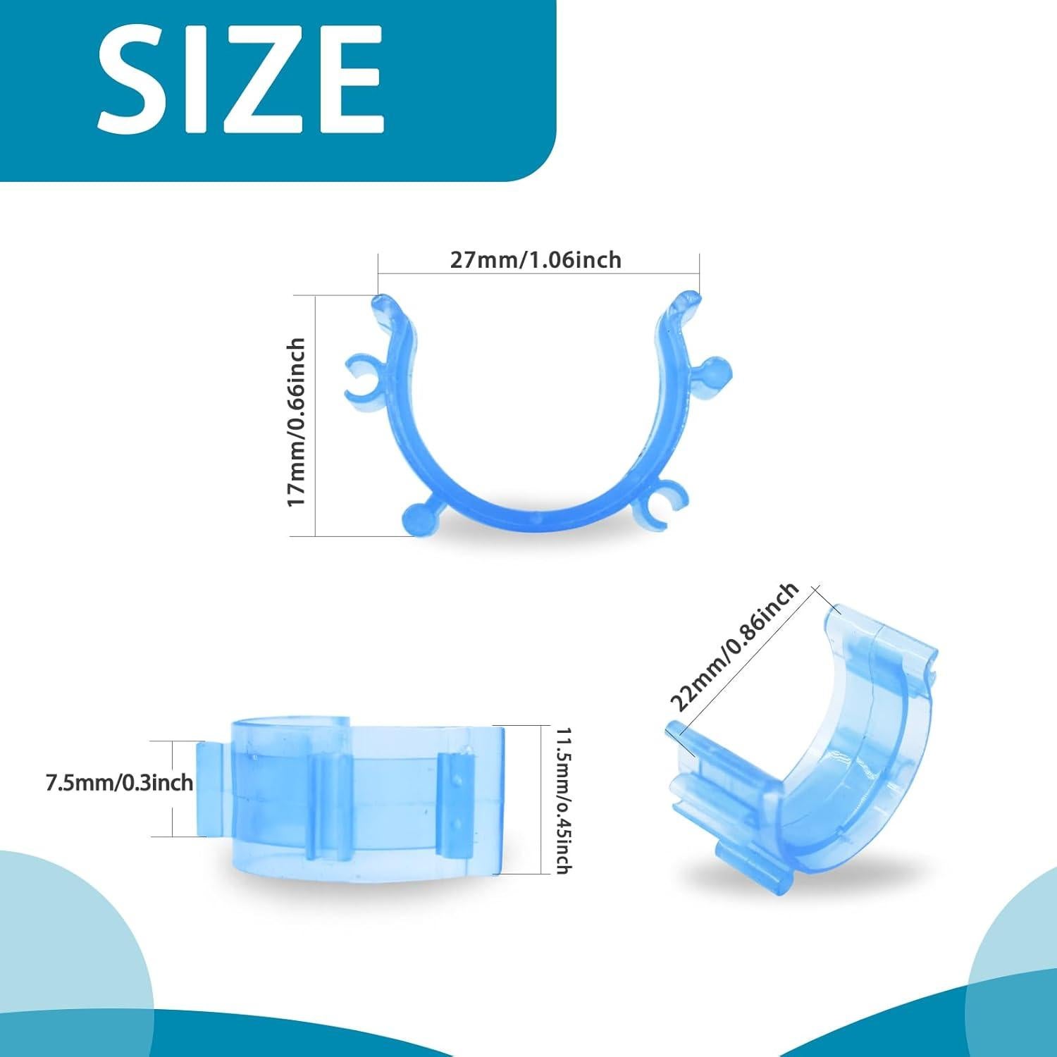 85 Clips Sujetadores de Bobinas de Costura SHRJ - 5 Colores