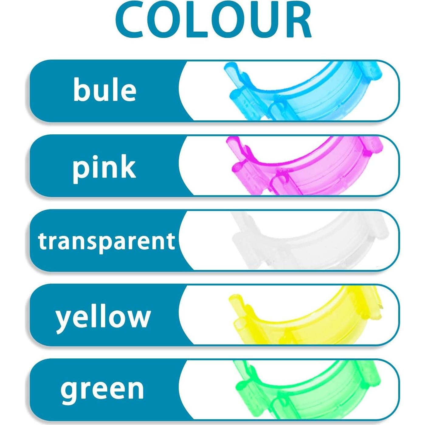 85 Clips Sujetadores de Bobinas de Costura SHRJ - 5 Colores