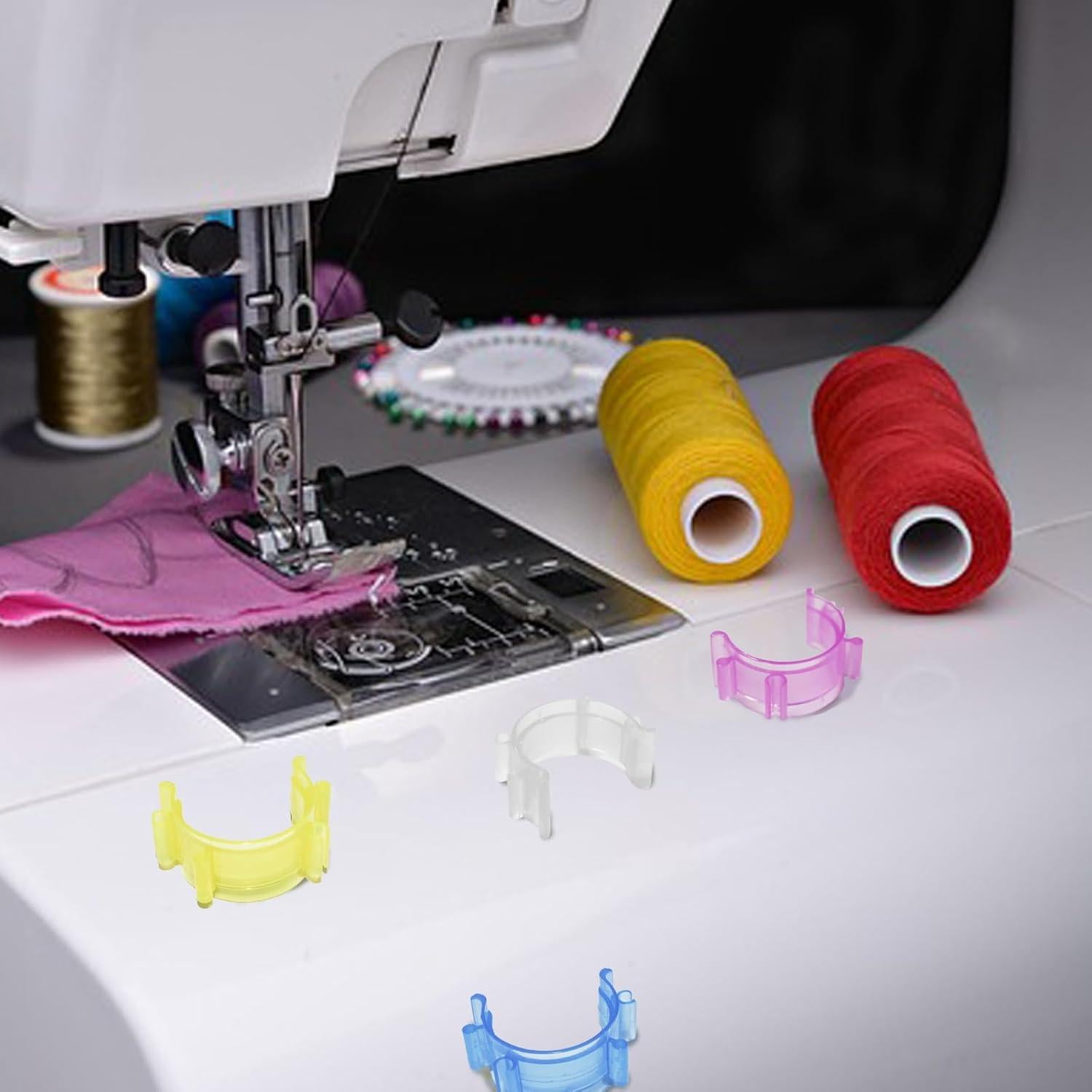 85 Clips Sujetadores de Bobinas de Costura SHRJ - 5 Colores