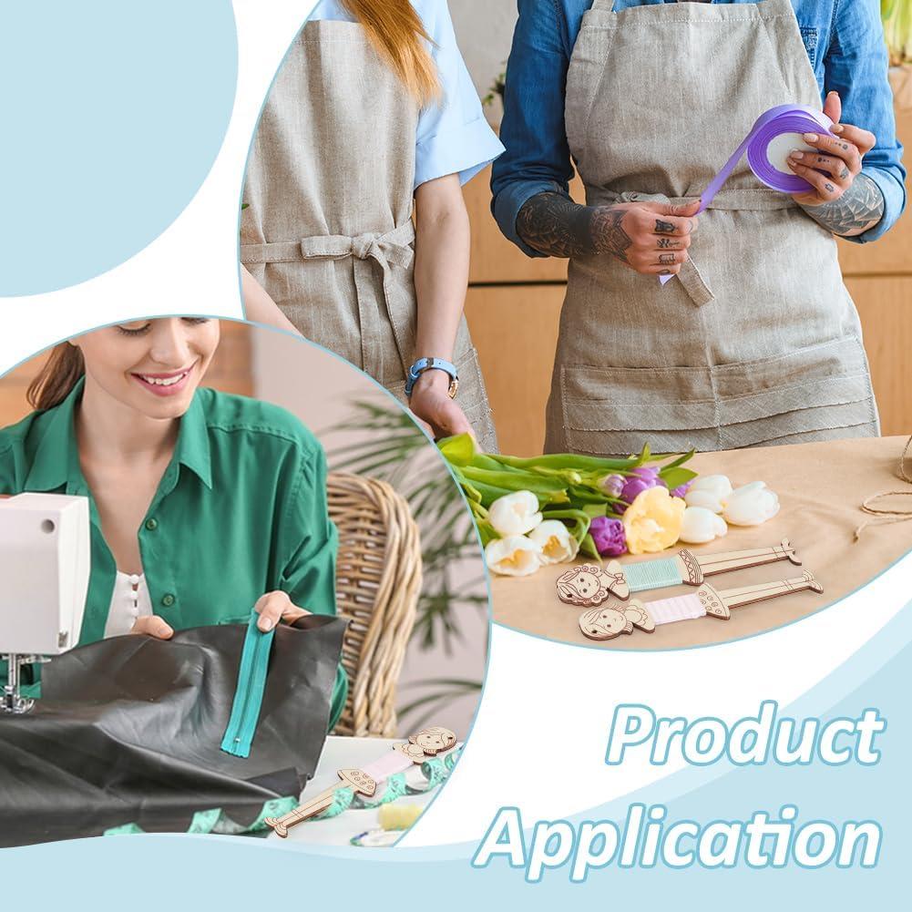 Bobinas de Hilo de Madera PH PandaHall 24pcs 15x4cm