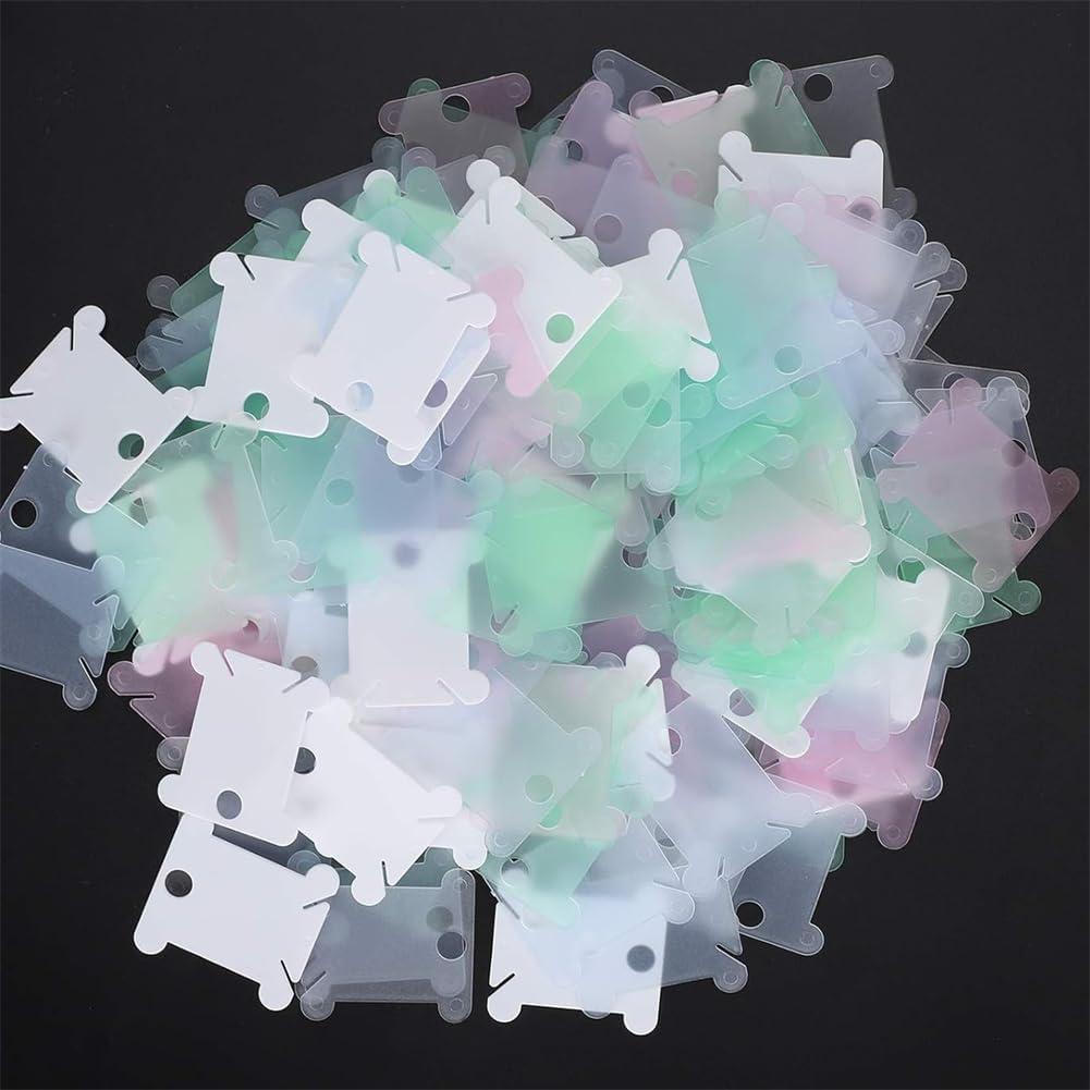 Bobinas de Hilo de Bordado 50 Pcs Plástico Organizador Duradero