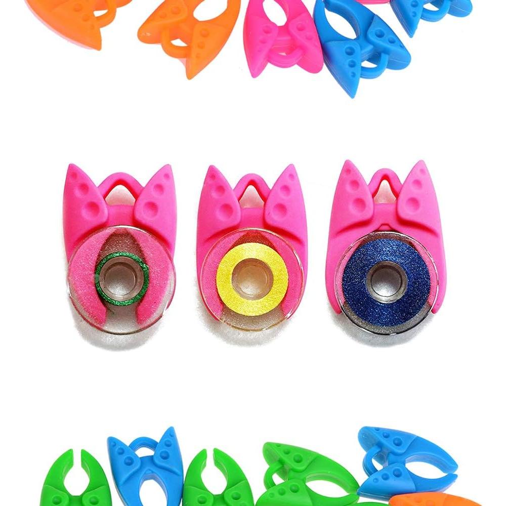 Sujeciones de Bobinas de Silicona ff - 24 Piezas Reutilizables