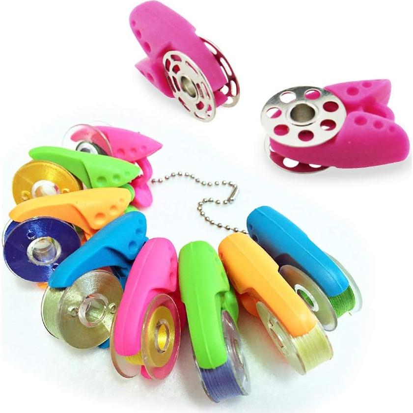 Sujeciones de Bobinas de Silicona ff - 24 Piezas Reutilizables