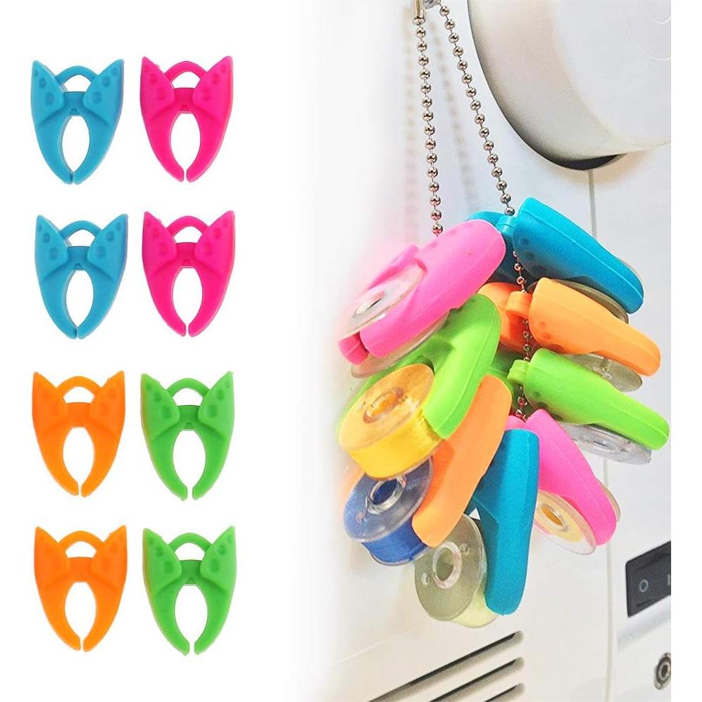 Sujeciones de Bobinas de Silicona ff - 24 Piezas Reutilizables